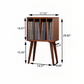 Vintage LP Storage Cabinet Vinyl Record Player Console Record Storage Furniture