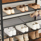 Shoe Organizer with 4 Mesh Shelves