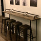 Industrial pipe Bar Table, Sofa Bar Table, Industrial Pub Table：1.2"